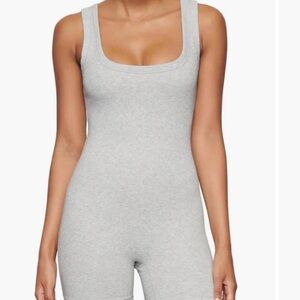 Skims Gray Onesie Romper